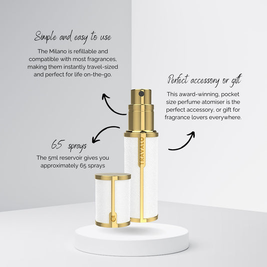 Travalo White & Gold