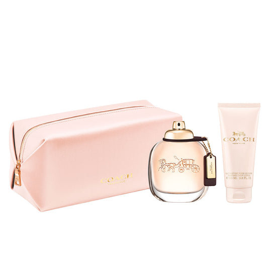 X25 Coach Original Gift Set: Eau de Parfum 90ml + Body Lotion 100ml + Pouch