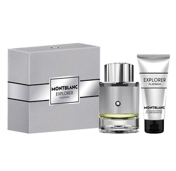 X25 Montblanc Explorer Platinum Gift Set: Eau de Parfum 60ml + Shower Gel 100ml Plastic Free