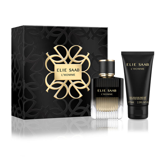 X25 Elie Saab L’Homme Plastic Free Gift Set EDP 50 ml Eau de Parfum + 75 ml Shower Gel